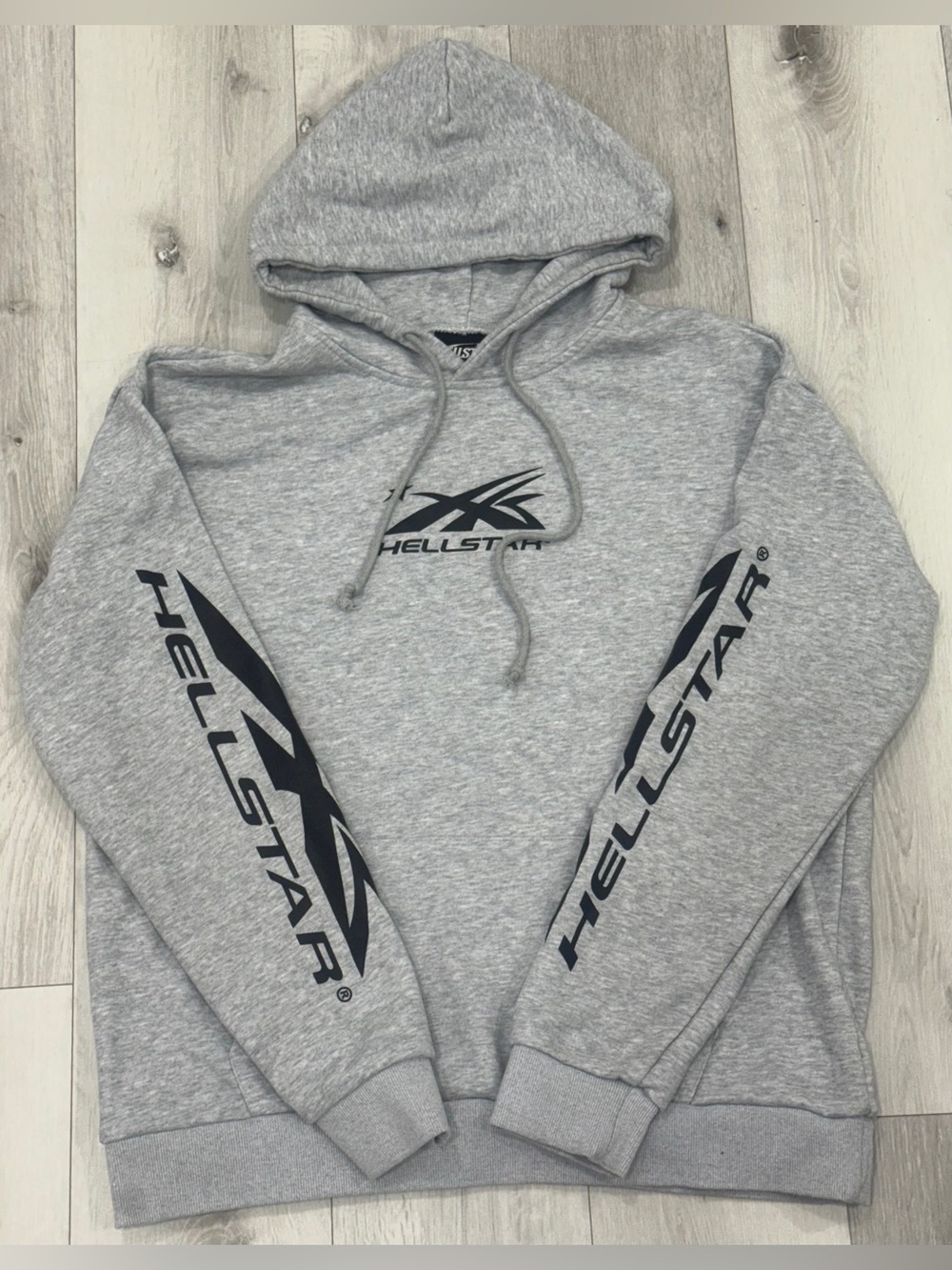 Hellstar Gray hoodie| Size L | 100% Cotton